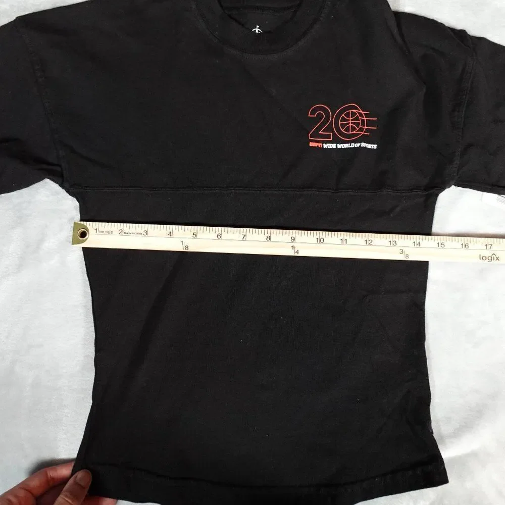 Disney ESPN Wide World Of Sports Spirit Jersey Youth Kids Small Black NEW - Picture 7 of 9